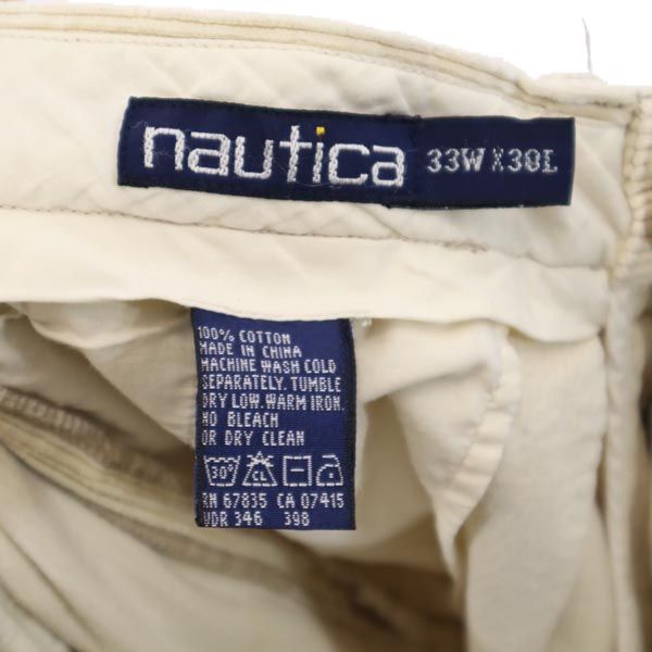 NAUTICA ノーティカ 90s オールド コーデュロイパンツ W33 ベージュ メンズ