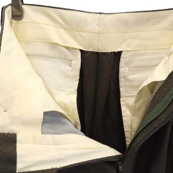 Christian Dior クリスチャンディオール 90s オールド ウール スラックスパンツ 74 ブラウン系 メンズ