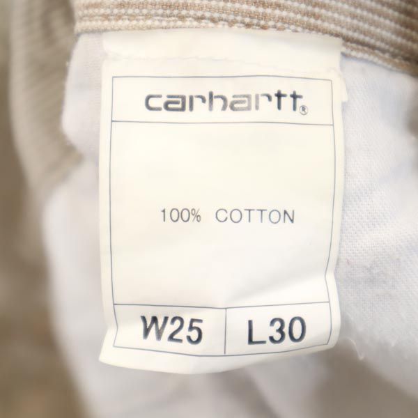 Carhartt カーハート ロングパンツ w25 ベージュ系 レディース