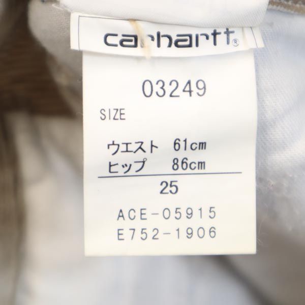 Carhartt カーハート ロングパンツ w25 ベージュ系 レディース
