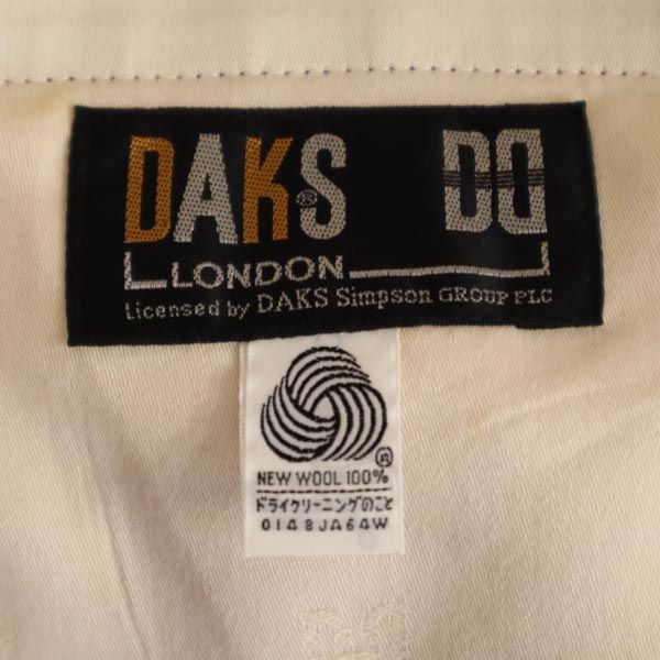 DAKS ダックス ウール スラックスパンツ ウエスト94 グレー メンズ