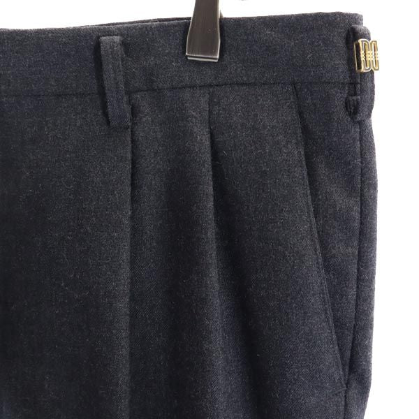 DAKS ダックス ウール スラックスパンツ ウエスト94 グレー メンズ