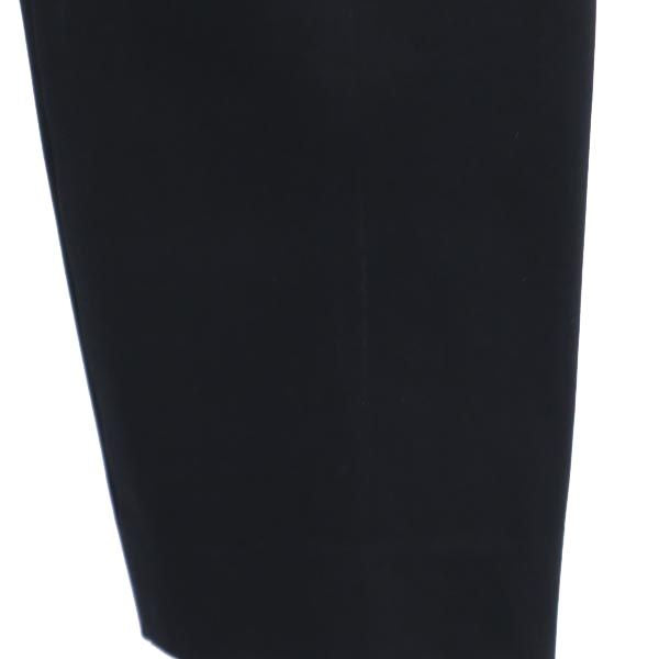 LANVIN ランバン 日本製 クロップドパンツ 36 ブラック系 ロゴ レディース