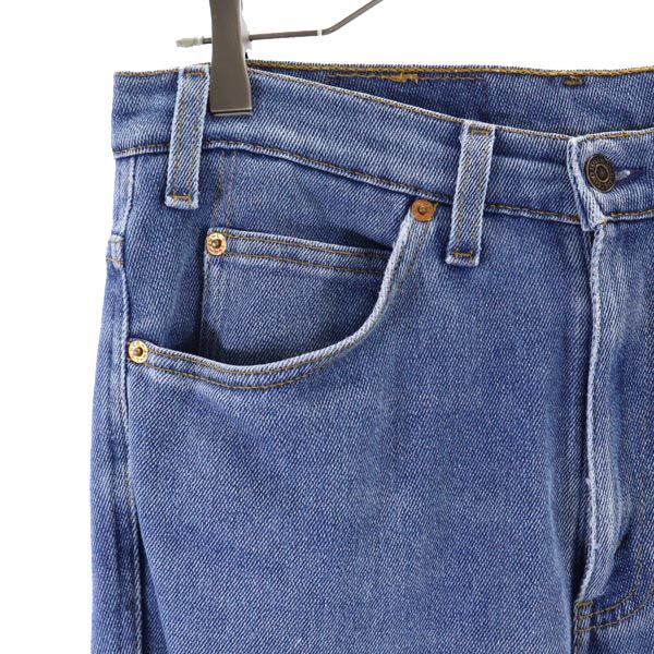 Levi's リーバイス 90s ユーロリーバイス ベルギー製 417 センタープレス ストレートデニムパンツ W32 ジーンズ ストレッチ メンズ