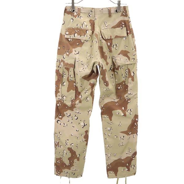 US ARMY アメリカ軍 80s DLA チョコチップ ミリタリー カーゴパンツ XS ベージュ系 カモフラ メンズ