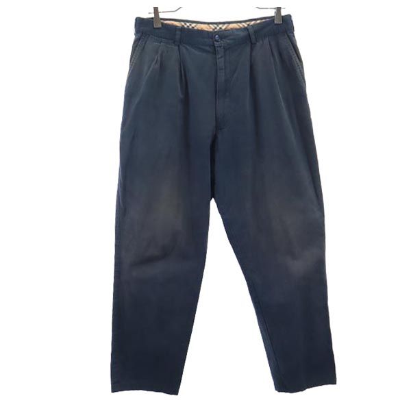 Burberrys バーバリーズ 90s ロングパンツ W32 R ネイビー メンズ