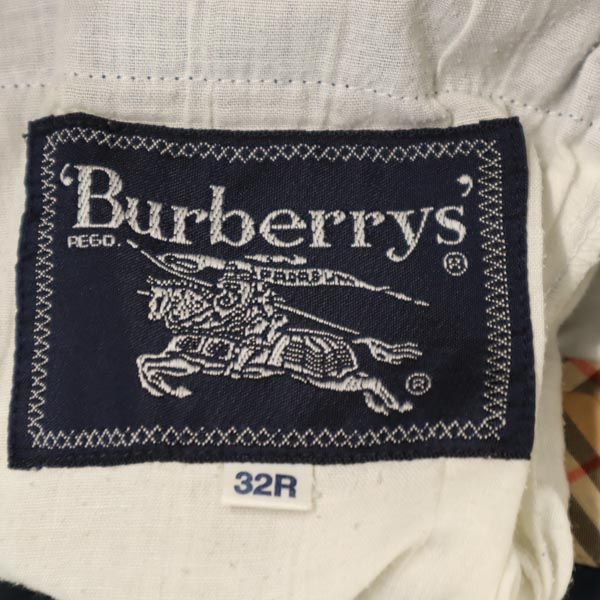 Burberrys バーバリーズ 90s ロングパンツ W32 R ネイビー メンズ