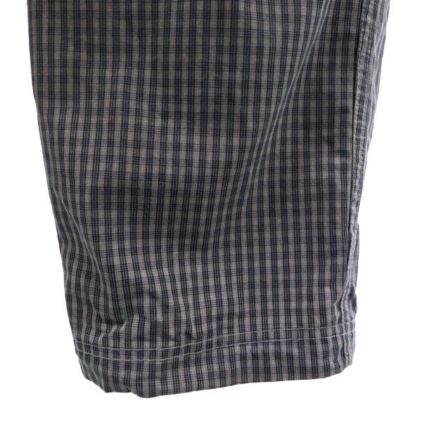 Columbia コロンビア チェック柄 アウトドアパンツ M グレー×ネイビー メンズ