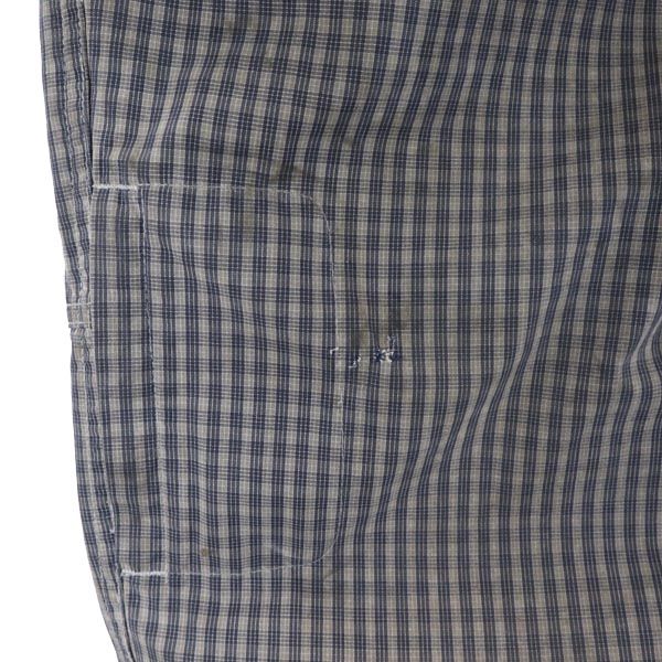 Columbia コロンビア チェック柄 アウトドアパンツ M グレー×ネイビー メンズ