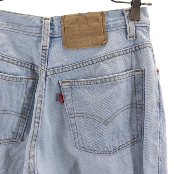 リーバイス ストレートデニムパンツ Levi's ボタンフライ ジーンズ レディース