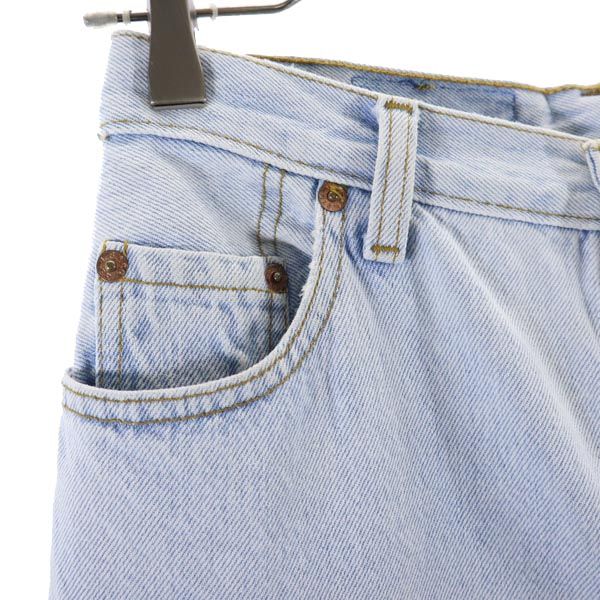 リーバイス ストレートデニムパンツ Levi's ボタンフライ ジーンズ レディース