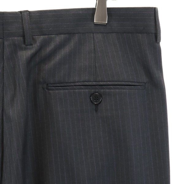 Paul Smith ポールスミス ウール ストライプ スラックスパンツ 36 グレー系 メンズ