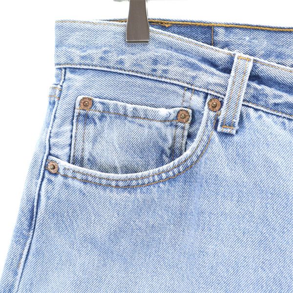 リーバイス 90s オールド USA製 ストレートデニムパンツ W33 Levi's ボタンフライ ジーパン メンズ