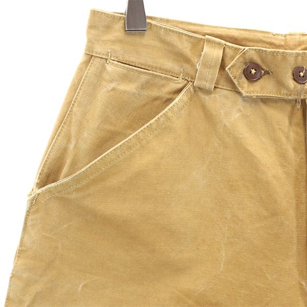 AKILA 40s 50s ヴィンテージ ジョッパーズパンツ ベージュ系 ボタンフライ メンズ