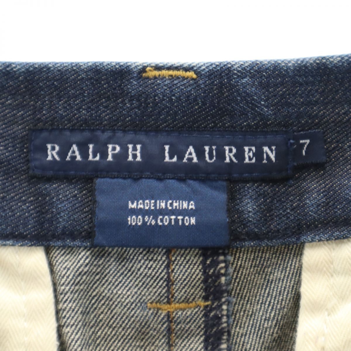 RALPH LAUREN ラルフローレン デニムパンツ 7 ボタンフライ ジーパン レディース