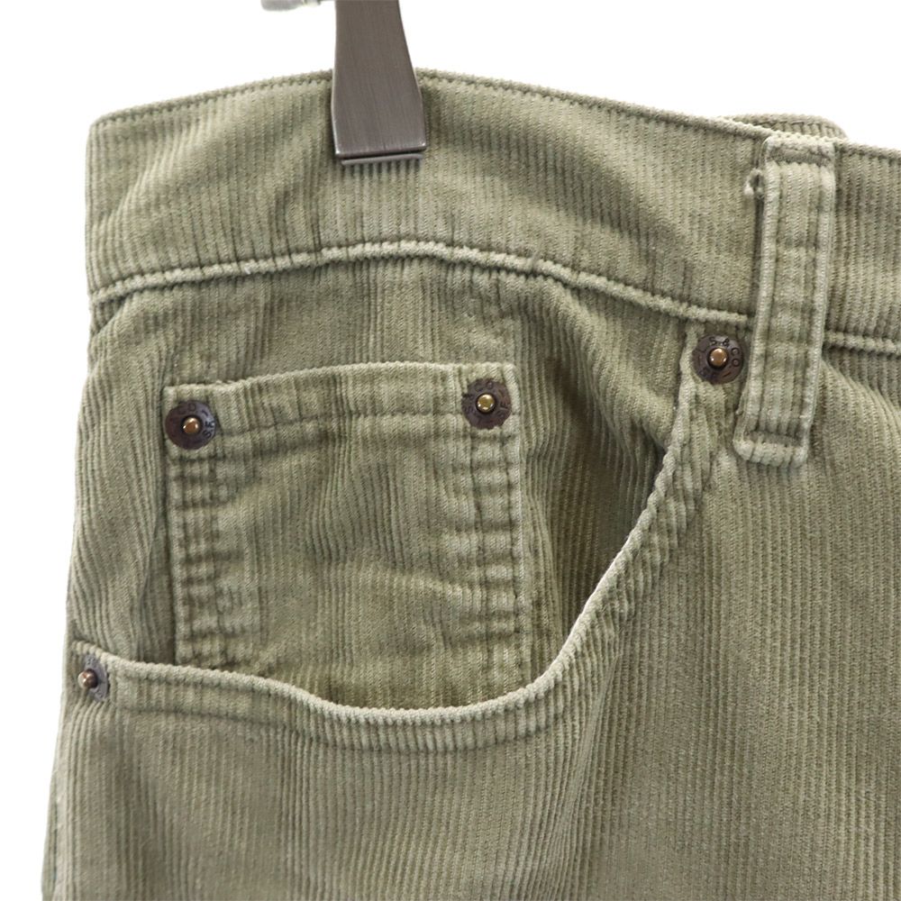 リーバイス 90s 日本製 513-15 オールド ヴィンテージ コーデュロイパンツ W32 カーキ Levi's メンズ
