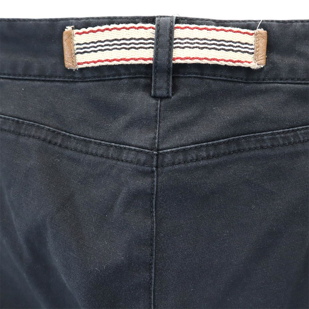 バーバリーブルーレーベル 三陽商会 カーゴパンツ 38 黒 BURBERRY BLUE LABEL レディース