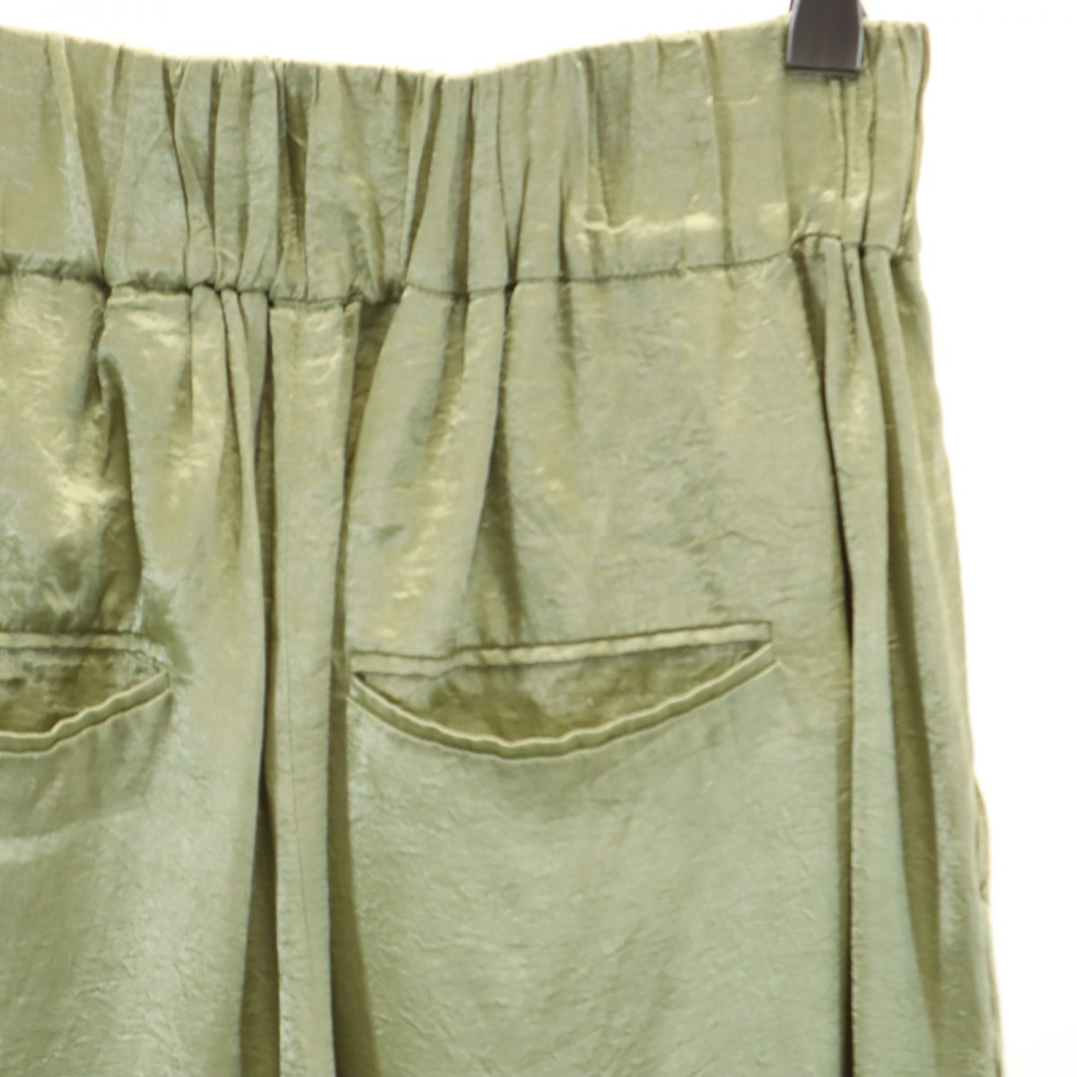 MAISON SPECIAL メゾンスペシャル ロングパンツ 36 グリーン系 ウエストゴム レディース