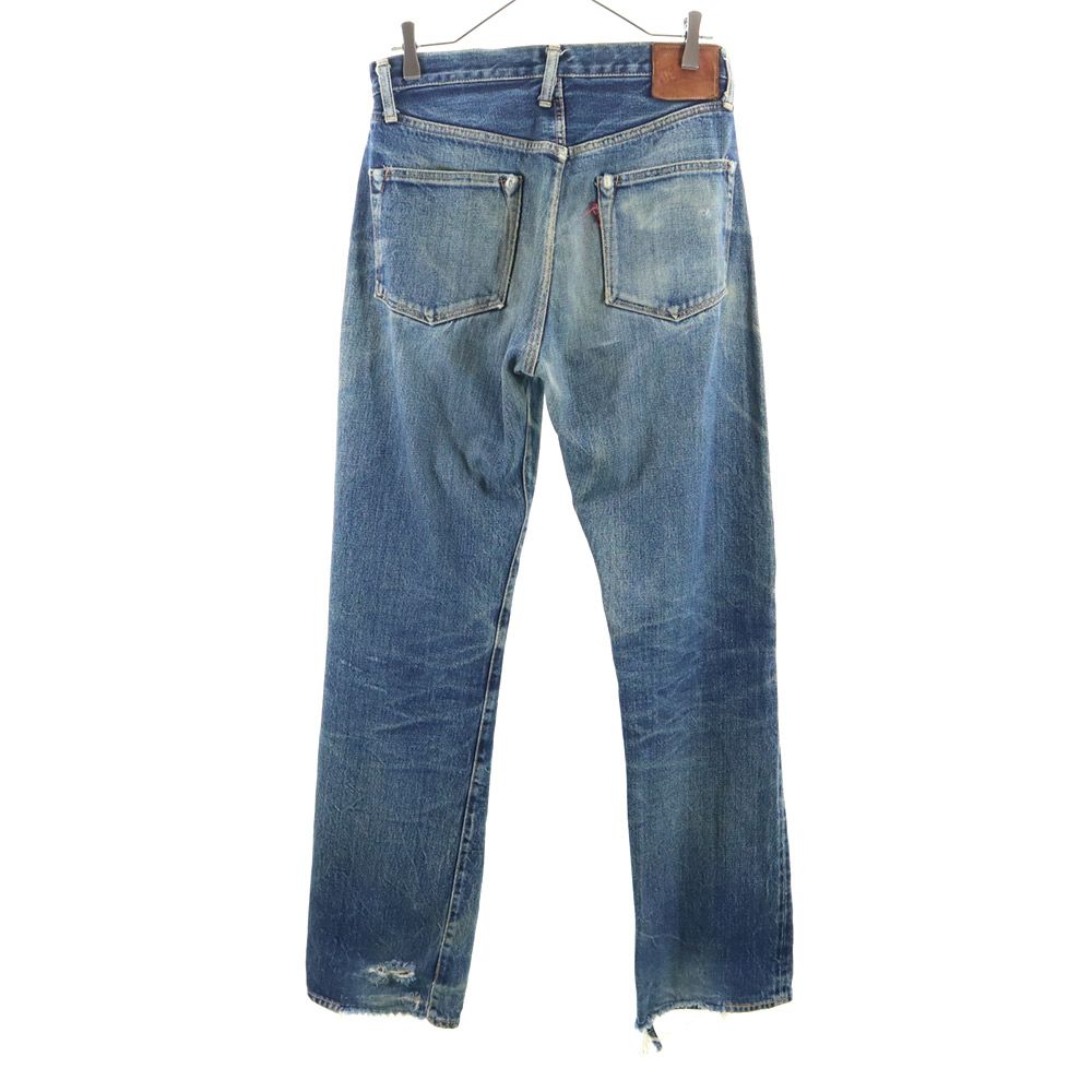 Denime ドゥニーム 裏リベット 赤耳 ストレートデニムパンツ ボタンフライ ジーパン メンズ