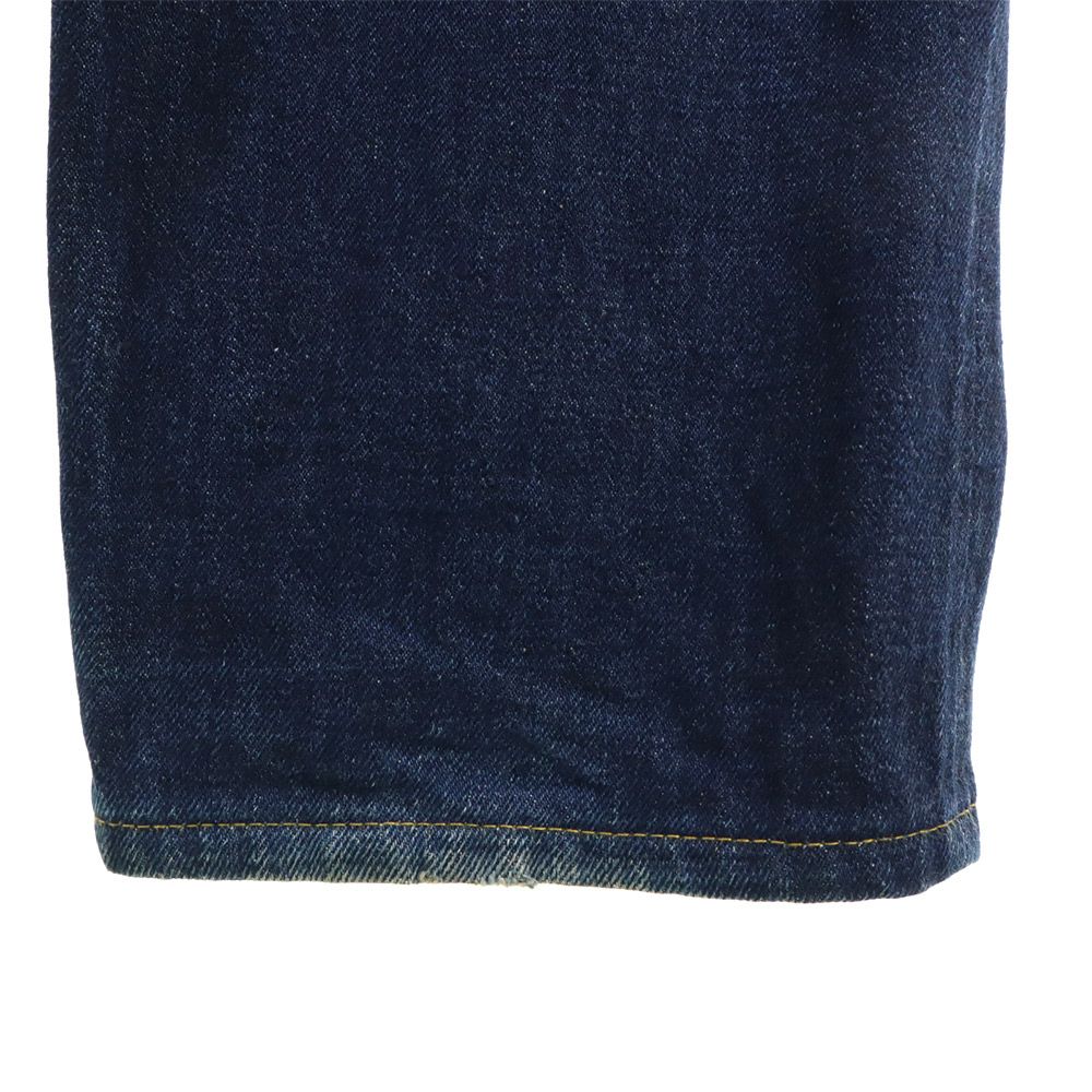 ドゥニーム オリゾンティー 日本製 赤耳 ストレートデニムパンツ W32 ネイビー Denime ジーパン ボタンフライ メンズ