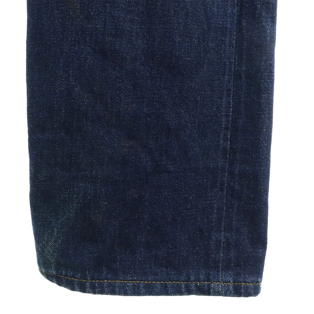 ドゥニーム オリゾンティー 日本製 赤耳 ストレートデニムパンツ W32 ネイビー Denime ジーパン ボタンフライ メンズ