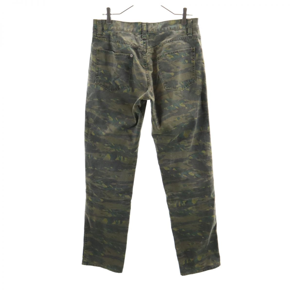 Johnbull ジョンブル カモフラージュ柄 カーゴパンツ w32 グリーン系 メンズ