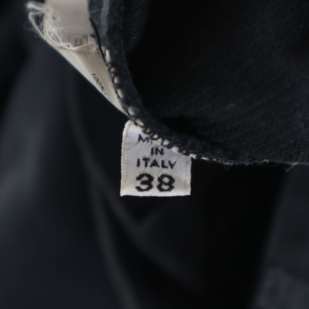 MARTIN MARGIELA マルタンマルジェラ イタリア製 クロップドパンツ 38 ブラック レディース