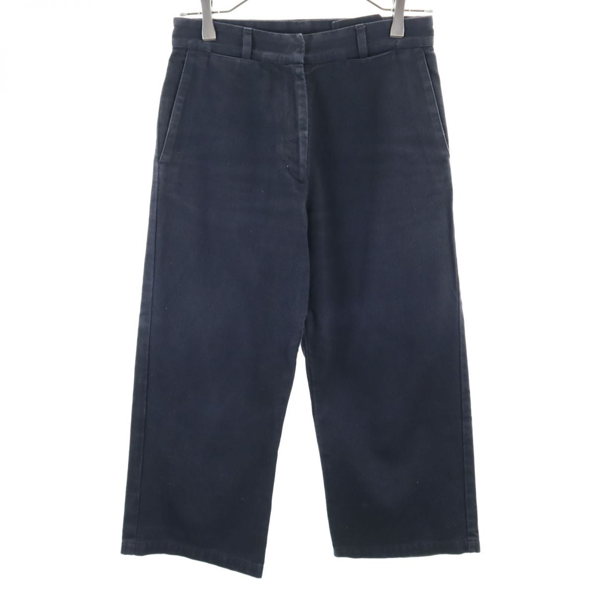 MARTIN MARGIELA マルタンマルジェラ イタリア製 クロップドパンツ 38 ブラック レディース