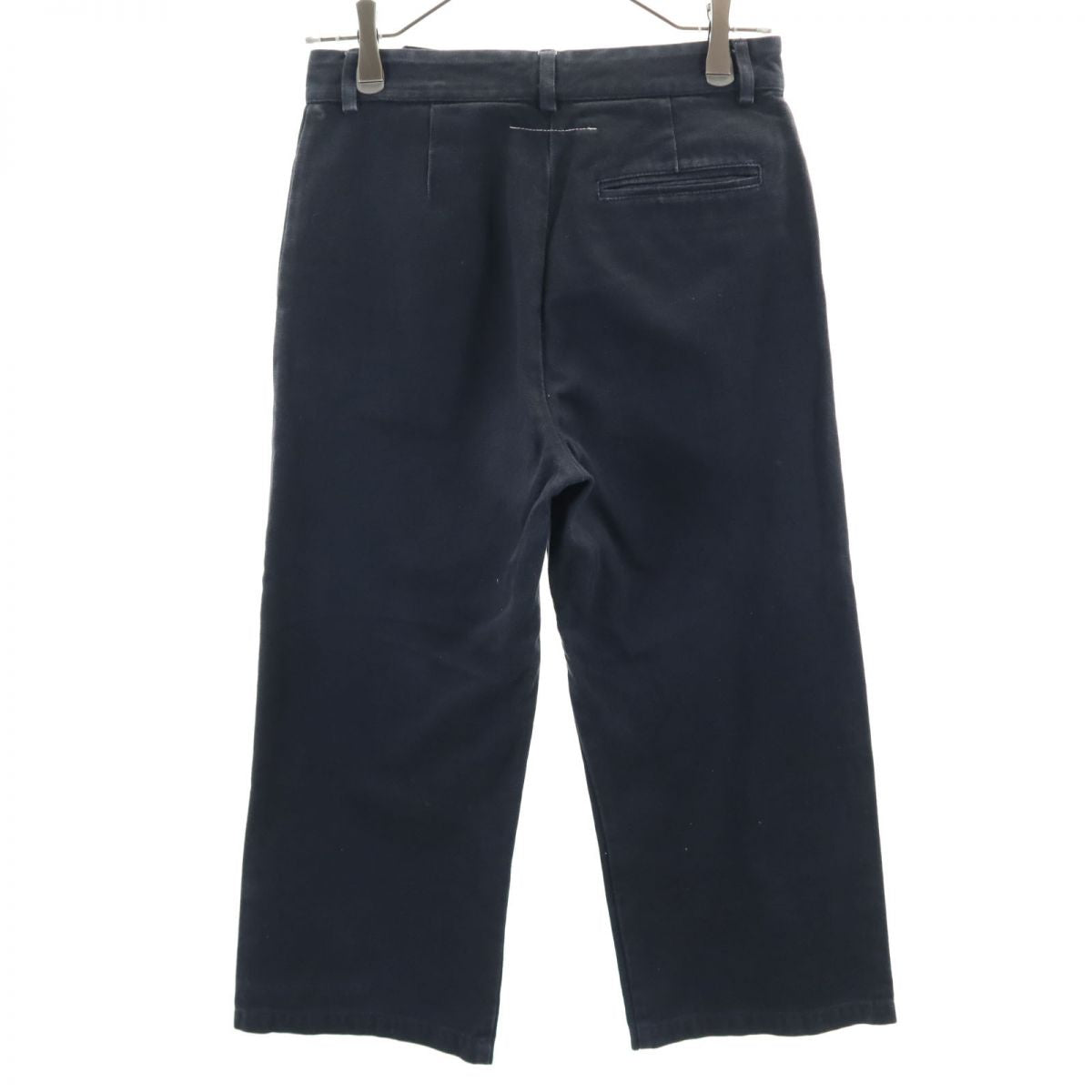 MARTIN MARGIELA マルタンマルジェラ イタリア製 クロップドパンツ 38 ブラック レディース