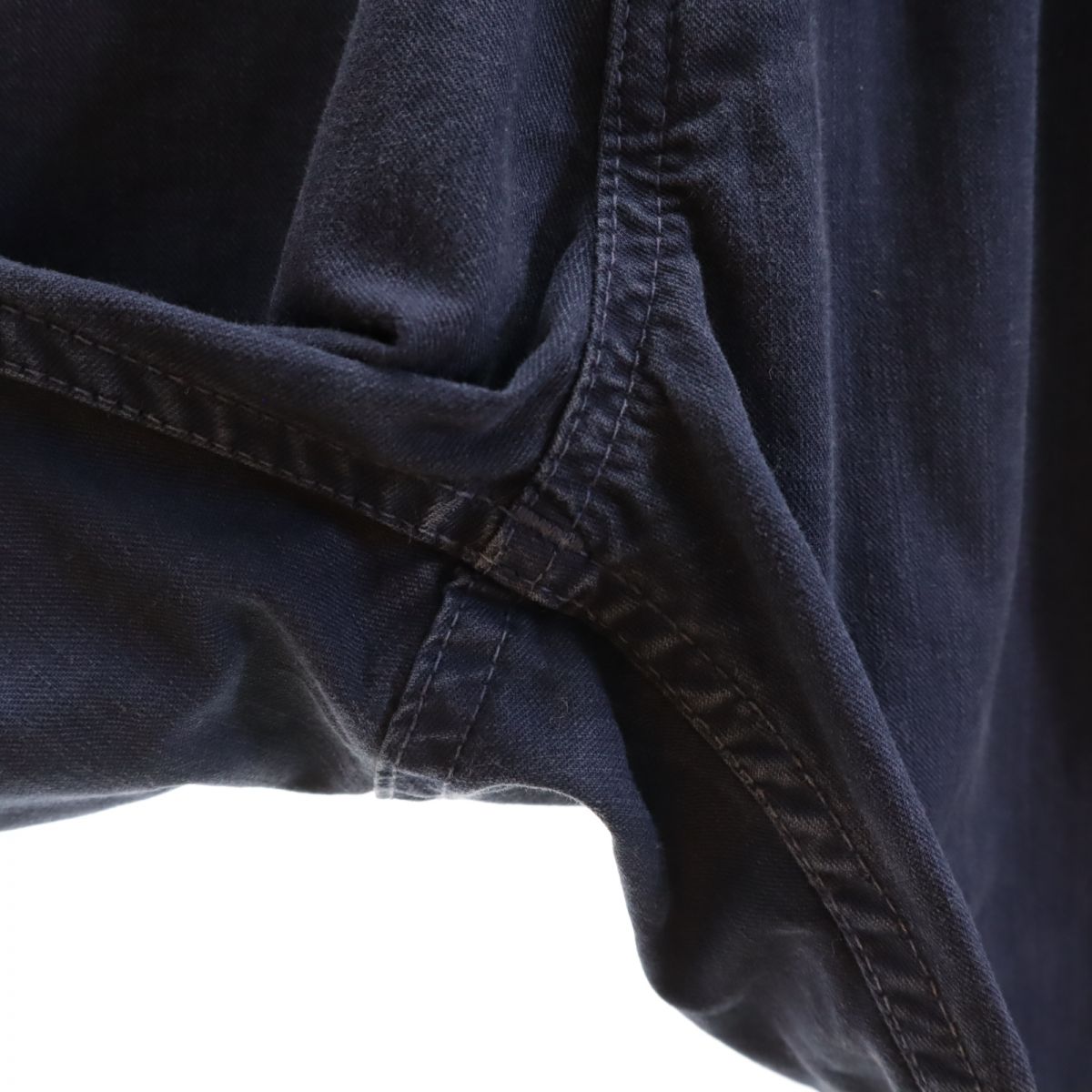 Johnbull ジョンブル 日本製 クロップドパンツ S ネイビー メンズ