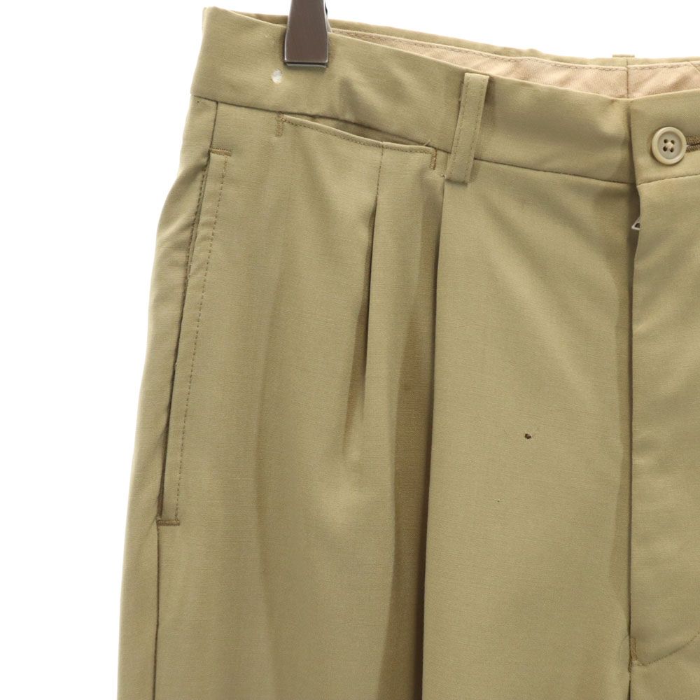 Karl Helmut カールヘルム ウール スラックスパンツ M ブラウン メンズ