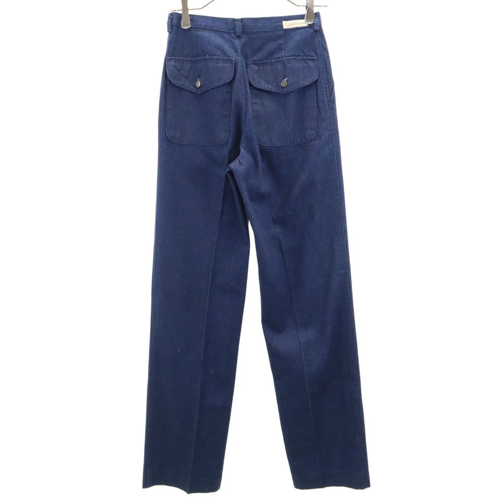 Calvin klein カルバンクライン センタープレス デニムパンツ ウエスト63 レディース