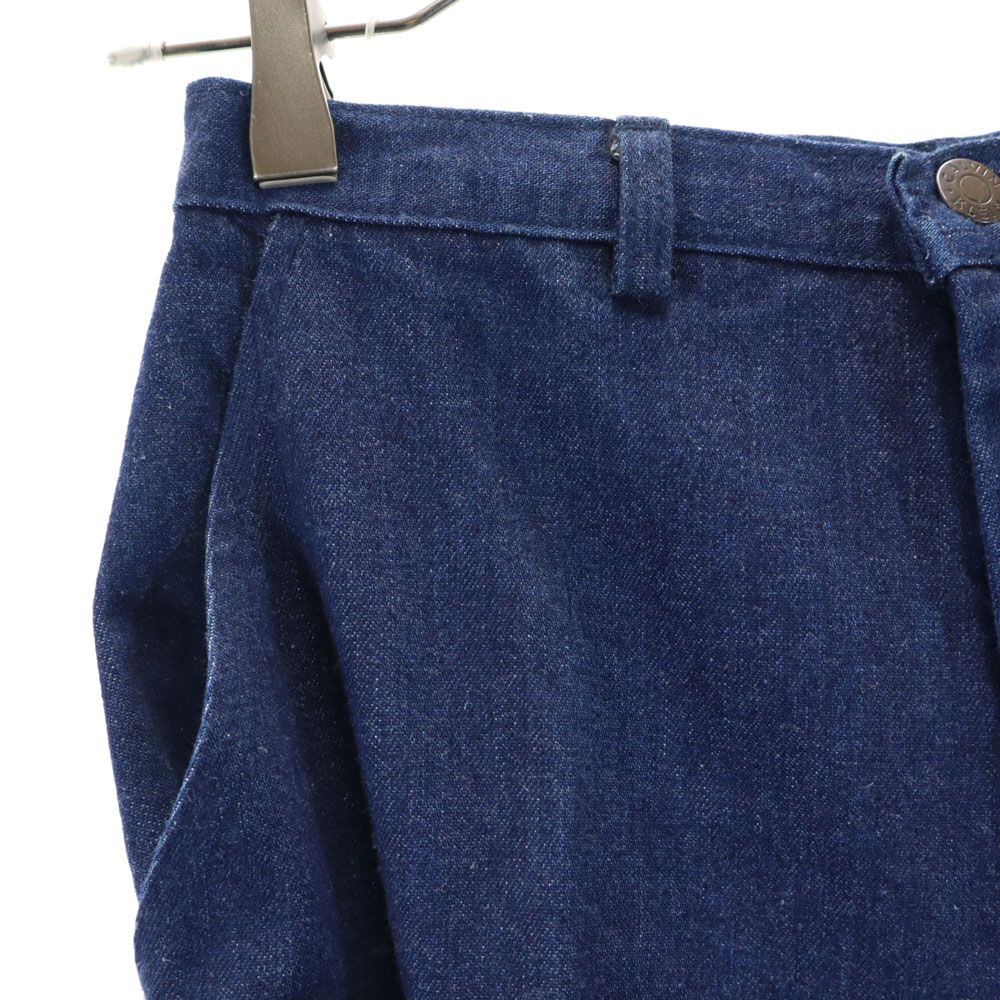 Calvin klein カルバンクライン センタープレス デニムパンツ ウエスト63 レディース
