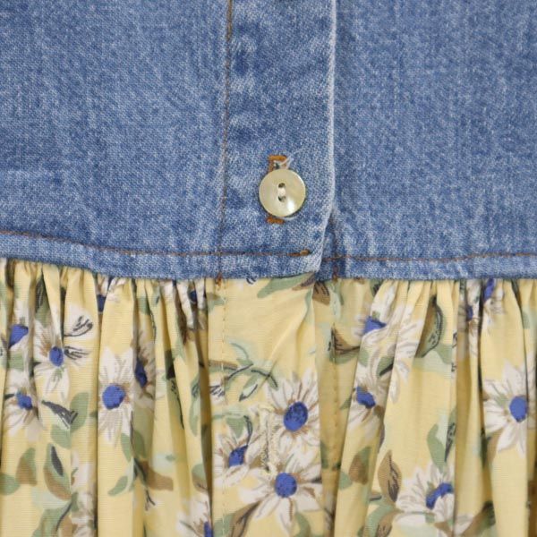 S CENTRAL FALLS セントラル フォールズ 90s USA製 オールド ノースリーブ ワンピース S レディース