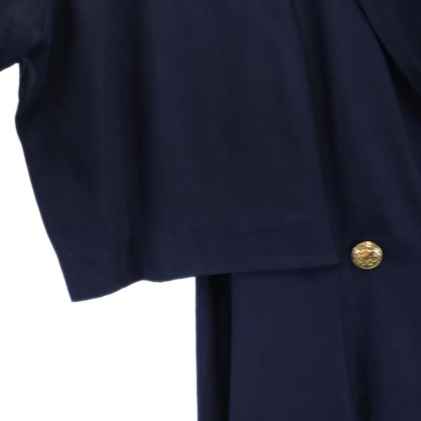 MICHAELBLAIR 80s 90s オールド トレンチコート ネイビー系 レディース