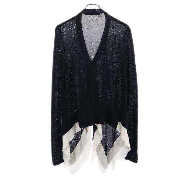 LIMI feu リミフゥ 長袖 ニット カーディガン ブラック レディース