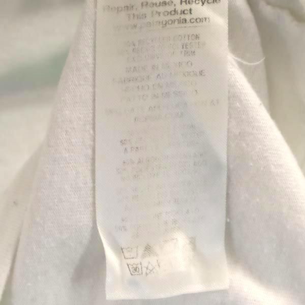 patagonia パタゴニア アウトドア 長袖 Tシャツ M 白 ロンT メンズ