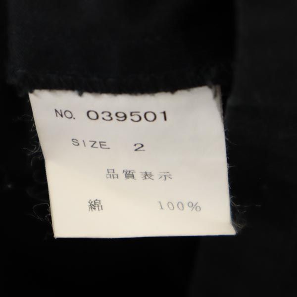 CANDY STRIPPER キャンディストリッパー 日本製 ロングシャツ 2 ブラック コート レディース