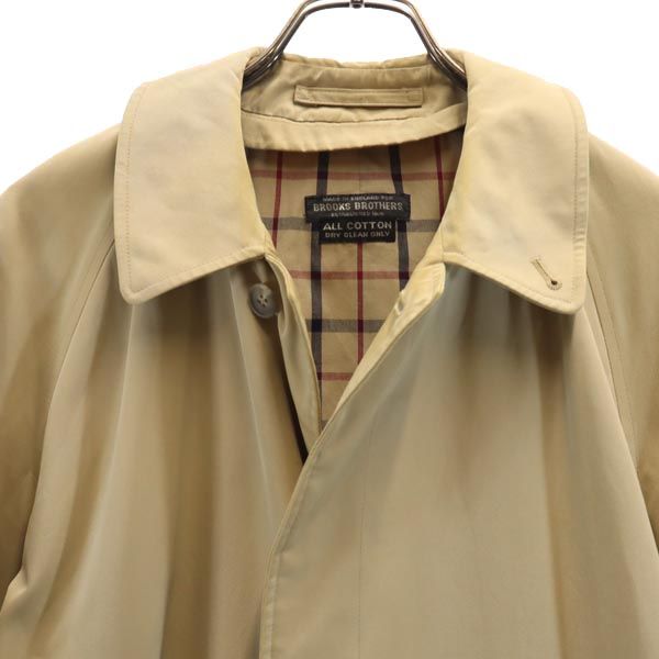 Brooks Brothers ブルックスブラザーズ 80s ヴィンテージ ステンカラーコート 36 ベージュ メンズ