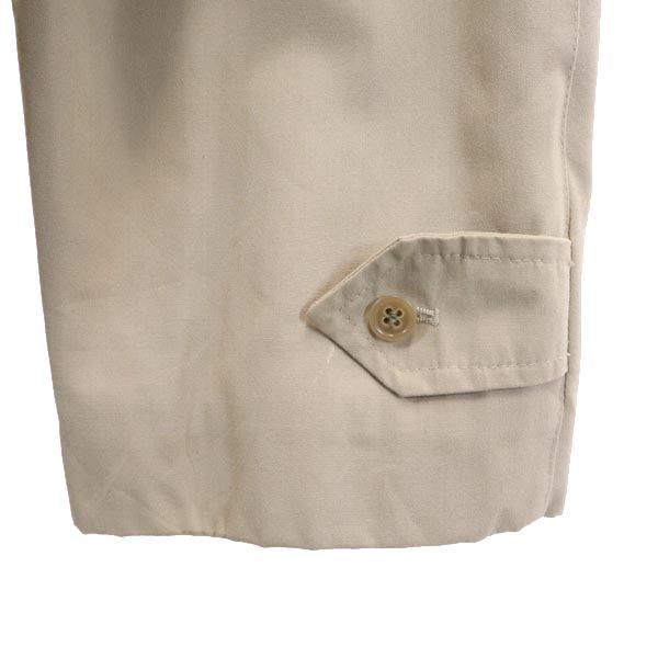 PERMA FINISH ヴィンテージ 英国製 ステンカラーコート 44R ベージュ メンズ