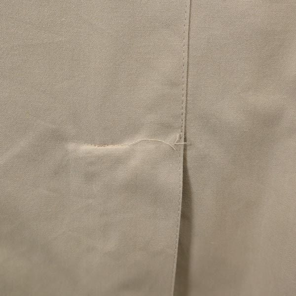 PERMA FINISH ヴィンテージ 英国製 ステンカラーコート 44R ベージュ メンズ