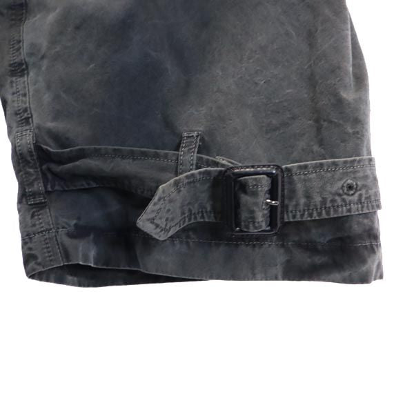 ウティ 日本製 ステンカラーコート 4 ネイビー系 OUTIL ウエストベルト メンズ