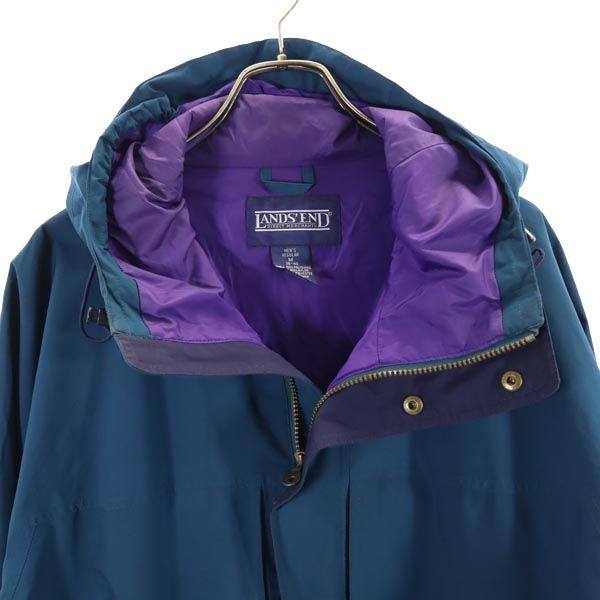 LANDS' END ランズエンド 90s オールド マウンテンパーカー M グリーン系 メンズ