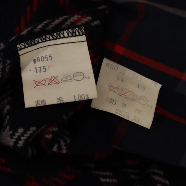 Burberrys バーバリーズ 90s オールド 2way ライナー付 ステンカラーコート ネイビー系 メンズ