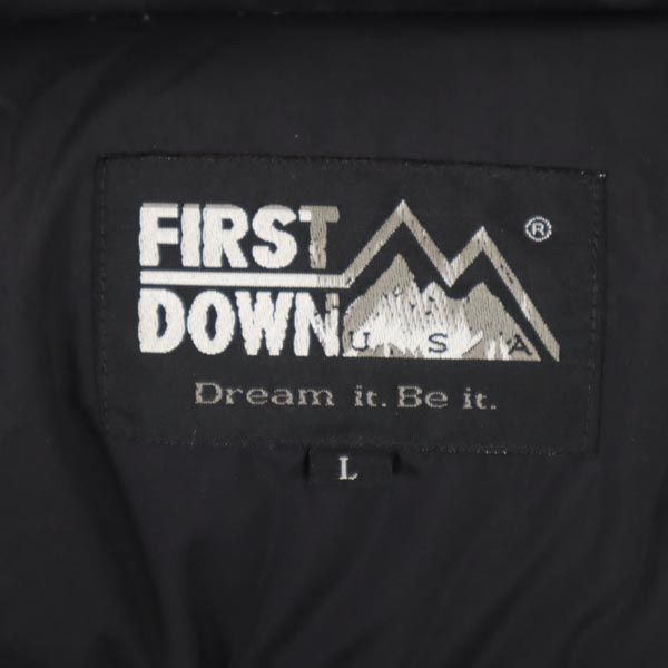 FIRSTDOWN ファーストダウン ダウンジャケット L グレー メンズ