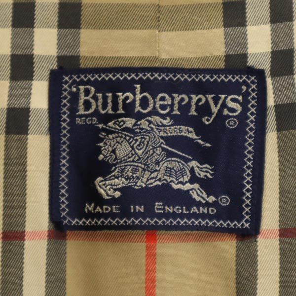 Burberrys バーバリーズ 80s 90s オールド イングランド製 ステンカラーコート カーキ メンズ