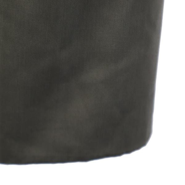 クリスチャンディオール 90s オールド シルクウールブレンド ステンカラーコート M カーキ系 Christian Dior メンズ