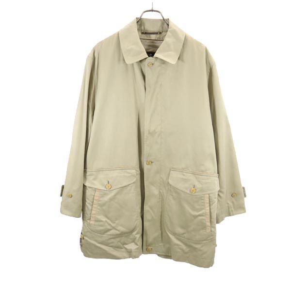 DAKS ダックス ライナー付き ステンカラーコート M ベージュ メンズ