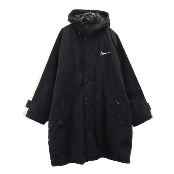 NIKE ナイキ 90s 00s 白タグ オールド 中綿 ベンチコート M 黒 メンズ