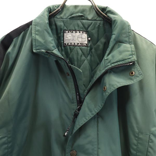 STARTER スターター ナイロンジャケット M グリーン系 RUGGED TERRAIN 裏キルティング メンズ
